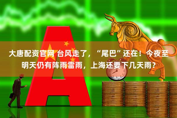 大唐配资官网 台风走了，“尾巴”还在！今夜至明天仍有阵雨雷雨，上海还要下几天雨？