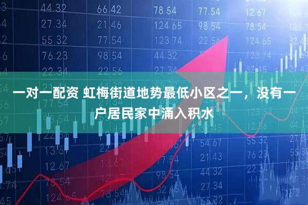 一对一配资 虹梅街道地势最低小区之一，没有一户居民家中涌入积水
